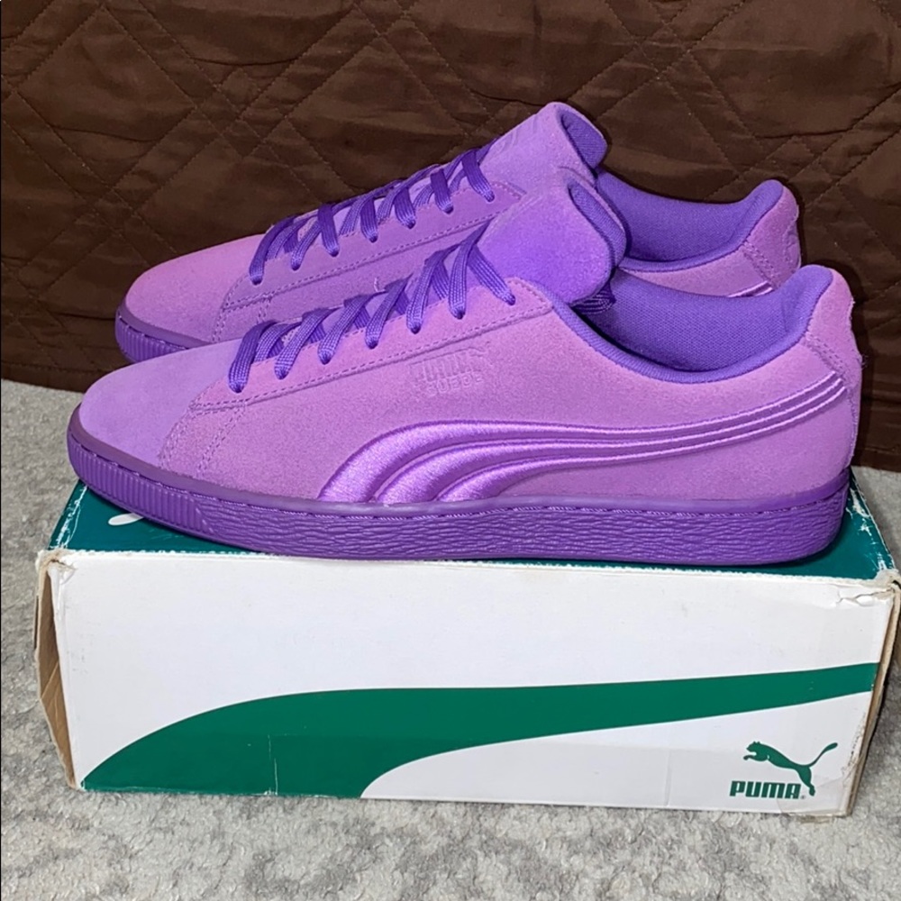 ⛔️PUMA ⛔️Suede NWOT electric purple men's Size 9.5